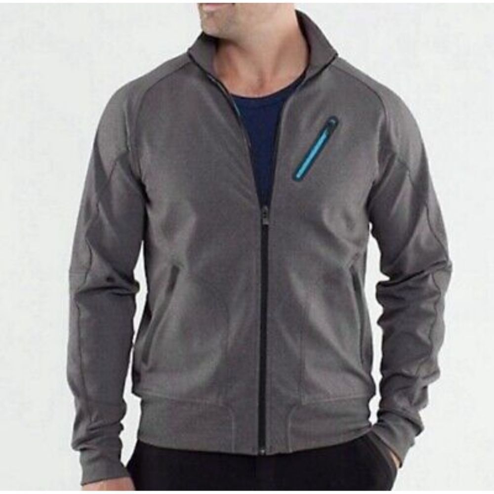 Lululemon Men's Trainer Jacket In Heather Gray Size XL